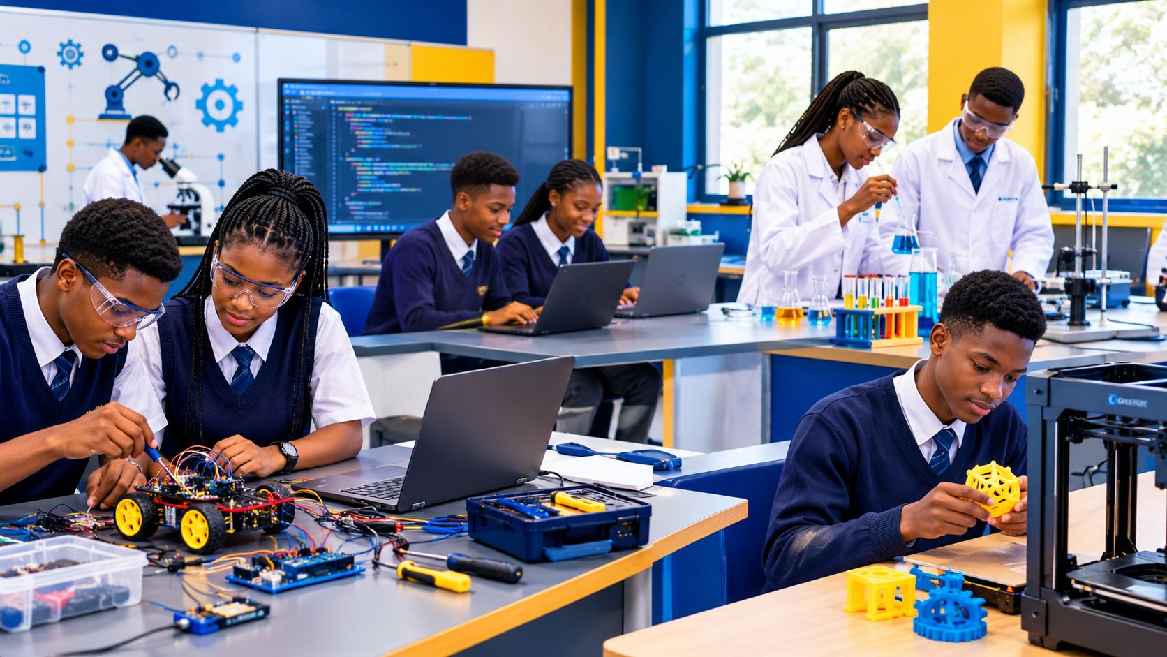 Practical STEM training session